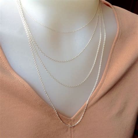 etsy silver chain|etsy silver chains for women.